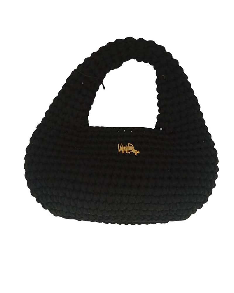 VIND.GR AGNES_OVAL_BLACK ΠΛΕΚΤΗ ΤΣΑΝΤΑ - 1251451002 VIND.GR AGNES_OVAL_BLACK ΠΛΕΚΤΗ ΤΣΑΝΤΑ - 1251451002