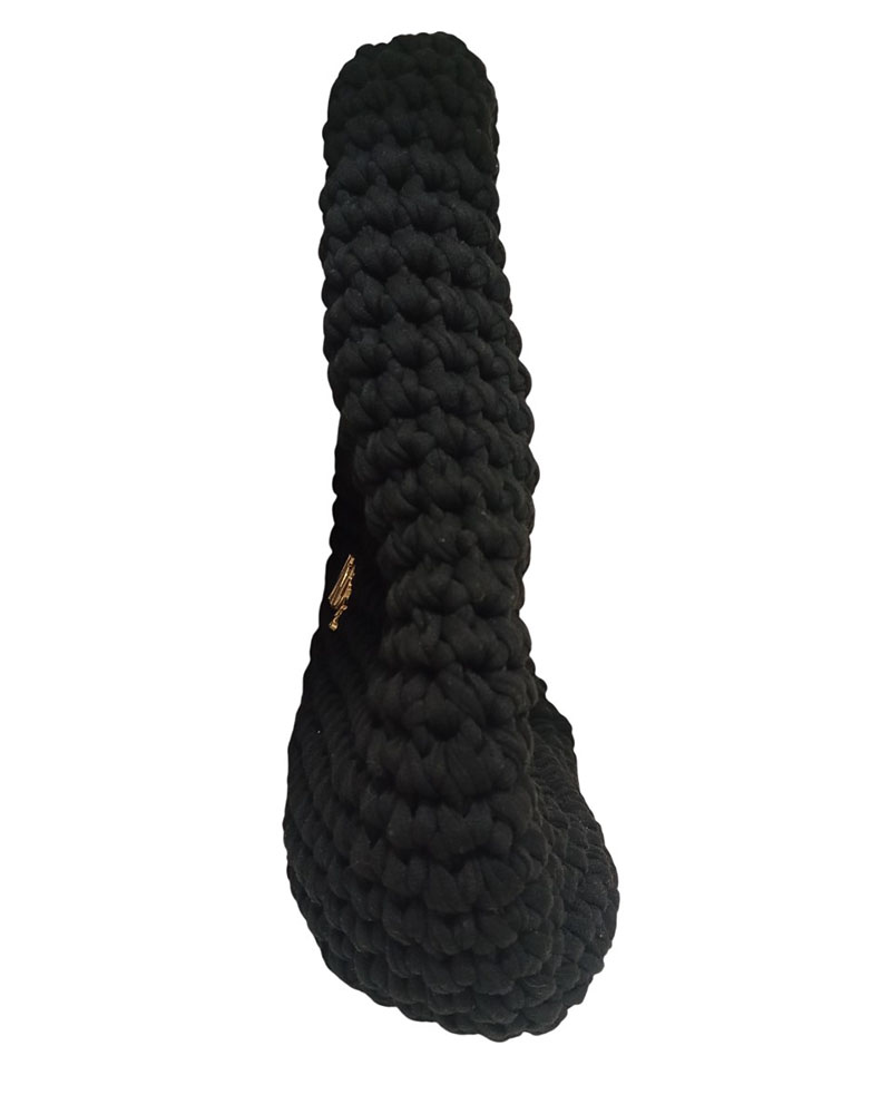 VIND.GR AGNES_OVAL_BLACK ΠΛΕΚΤΗ ΤΣΑΝΤΑ - 1251451002 VIND.GR AGNES_OVAL_BLACK ΠΛΕΚΤΗ ΤΣΑΝΤΑ - 1251451002