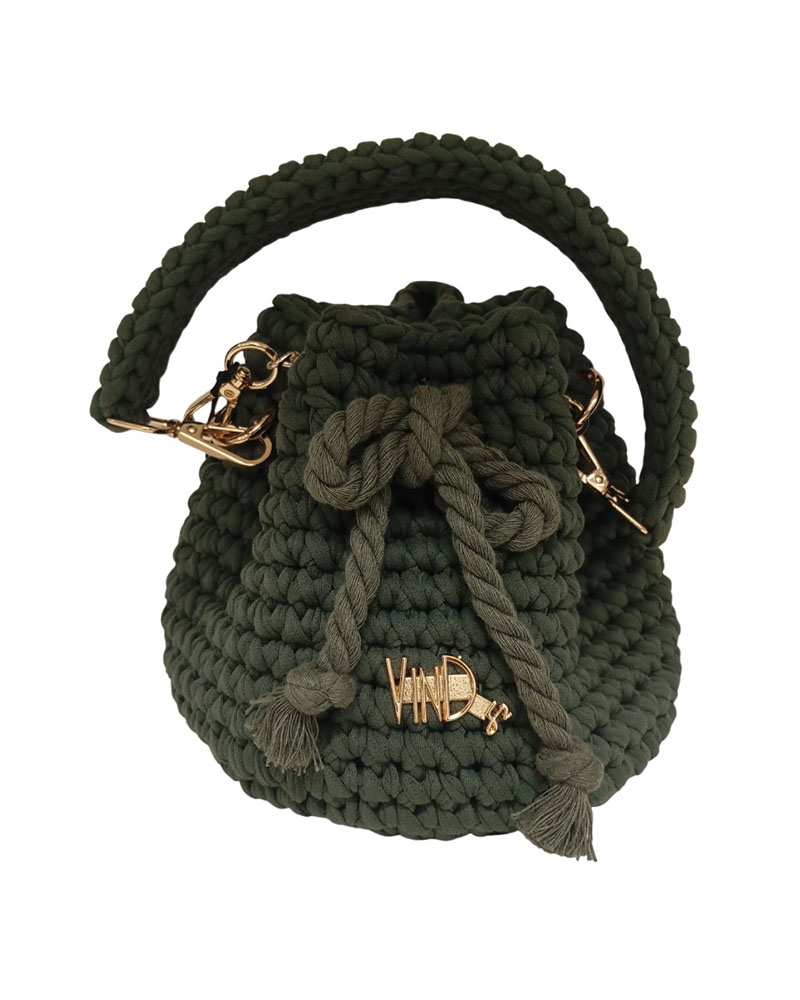 VIND.GR ARIEL_POUCH_OLIVE ΠΛΕΚΤΗ ΤΣΑΝΤΑ - 1251452004 VIND.GR ARIEL_POUCH_OLIVE ΠΛΕΚΤΗ ΤΣΑΝΤΑ - 1251452004