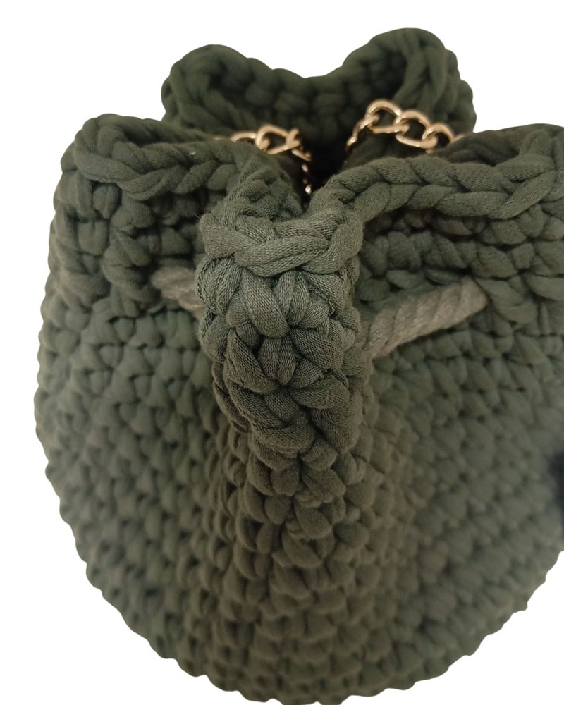 VIND.GR ARIEL_POUCH_OLIVE ΠΛΕΚΤΗ ΤΣΑΝΤΑ - 1251452004 VIND.GR ARIEL_POUCH_OLIVE ΠΛΕΚΤΗ ΤΣΑΝΤΑ - 1251452004
