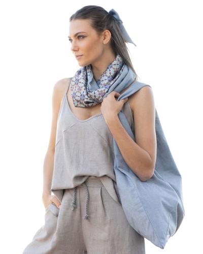VIND.GR TOP_GREY_TOP ΡΑΝΤΑΚΙ ΛΙΝΟ - 1252251002 VIND.GR TOP_GREY_TOP ΡΑΝΤΑΚΙ ΛΙΝΟ - 1252251002