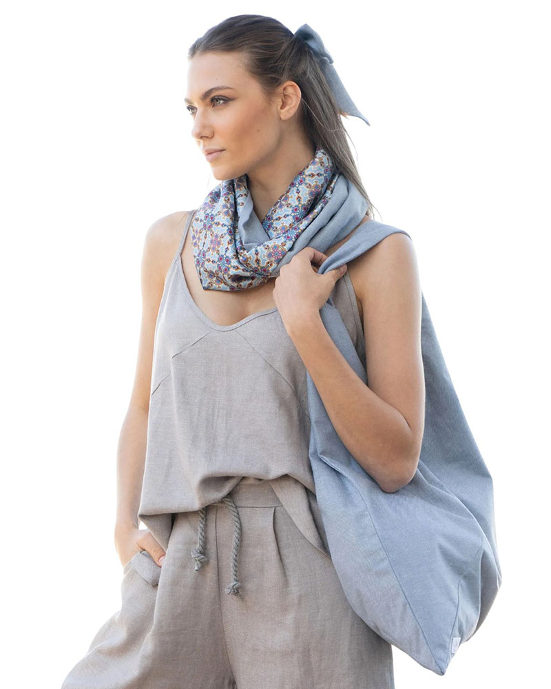 VIND.GR TOP_GREY_TOP ΡΑΝΤΑΚΙ ΛΙΝΟ - 1252251002 VIND.GR TOP_GREY_TOP ΡΑΝΤΑΚΙ ΛΙΝΟ - 1252251002