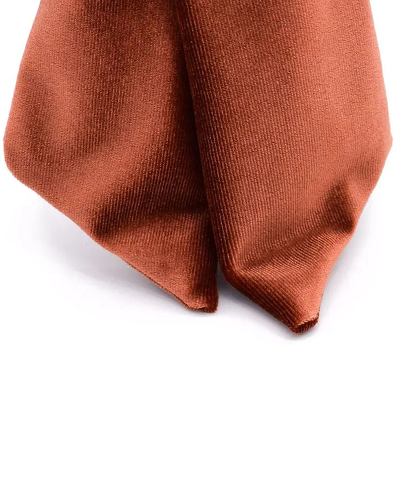 VIND.GR VLVT BRICK    Φιογκος για τα μαλλια με μπαρετα - 2241231003