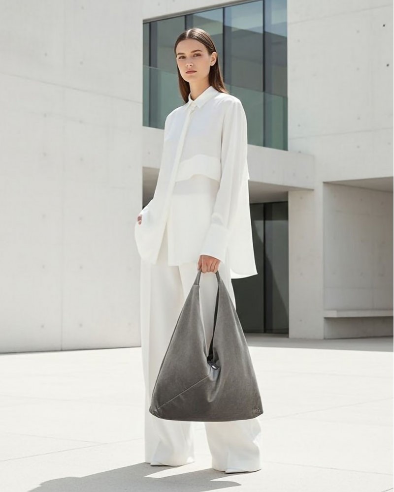 VIND.GR OVRSZD_VLVT_PURO Τσαντα oversized - 2251441022