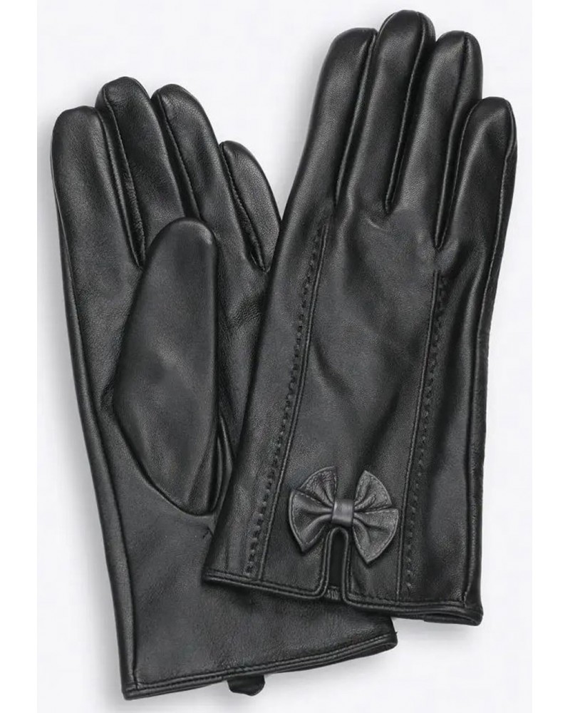 AXEL ACCESSORIES GLOVES LEATHER BOW ΑΞΕΣΟΥΑΡ - 1802-0163