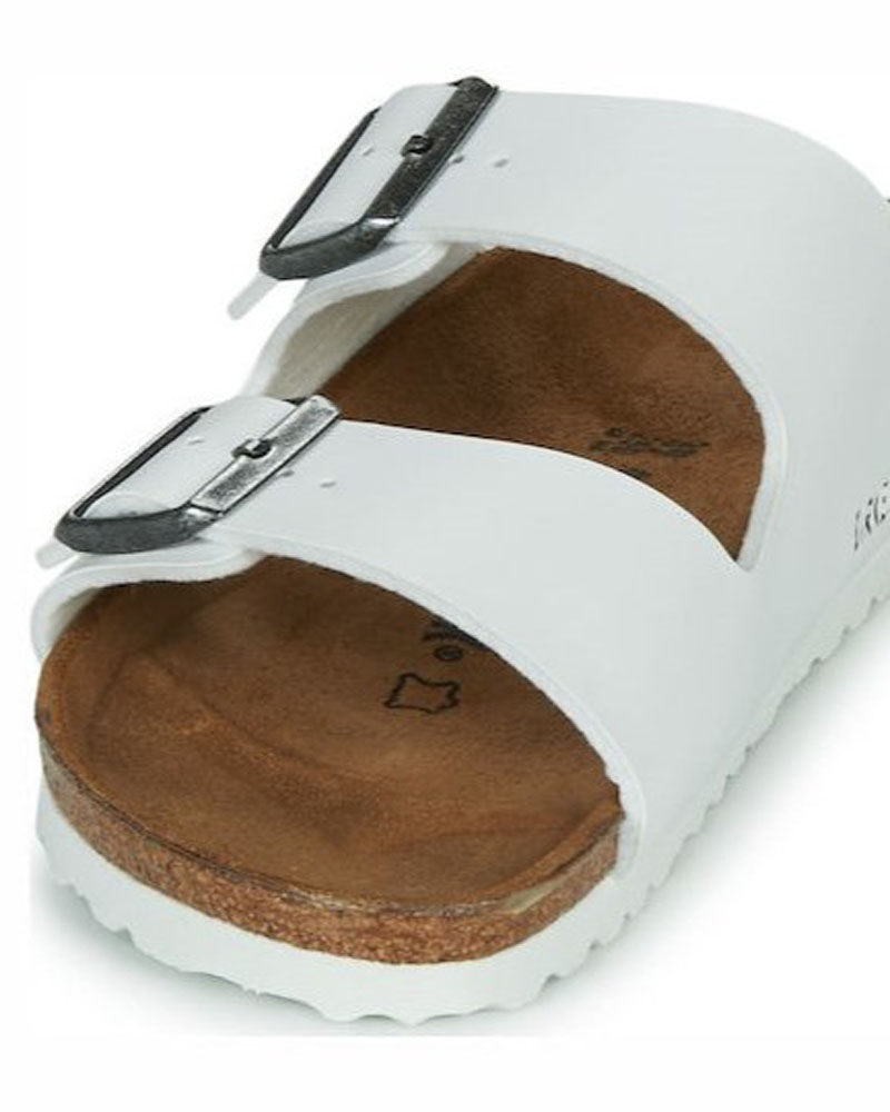 BIRKENSTOCK SYNTHETICS ARIZONA BF WHITE 35 - 46 NARROW CORE ESSENTIAL CLASSIC ADULTS TEX ΠΑΠΟΥΤΣΙ UNISEX - BK0SH552683003546000