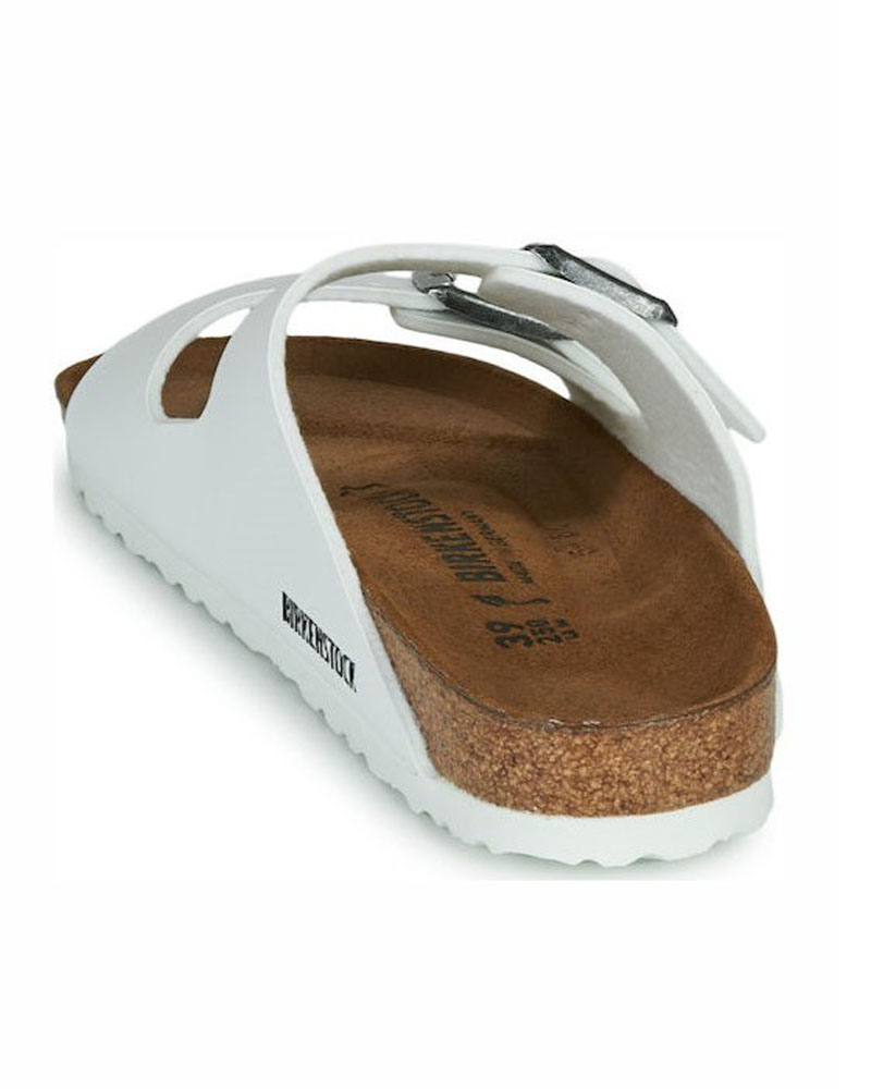 BIRKENSTOCK SYNTHETICS ARIZONA BF WHITE 35 - 46 NARROW CORE ESSENTIAL CLASSIC ADULTS TEX ΠΑΠΟΥΤΣΙ UNISEX - BK0SH552683003546000