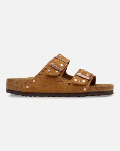 BIRKENSTOCK S26 LEATHER ARIZONA RIVET LEVE MINK 35 - 43 NARROW SEASONAL ΠΑΠΟΥΤΣΙ ΓΥΝΑΙΚΕΙΟ - BK0SH103173100354300