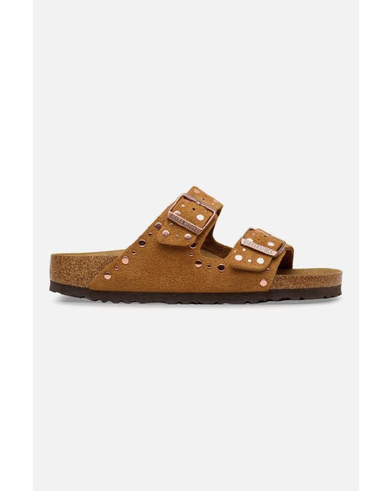 BIRKENSTOCK S26 LEATHER ARIZONA RIVET LEVE MINK 35 - 43 NARROW SEASONAL ΠΑΠΟΥΤΣΙ ΓΥΝΑΙΚΕΙΟ - BK0SH103173100354300