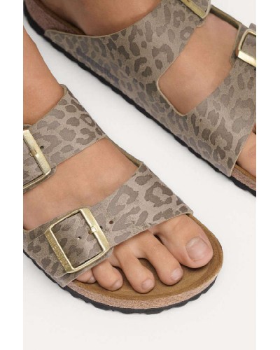 BIRKENSTOCK S26 SYNTHETICS ARIZONA SYN LEO GRAY TAUPE 35 - 43 NARROW SEASONAL ΠΑΠΟΥΤΣΙ ΓΥΝΑΙΚΕΙΟ - BK0SH103194100354300