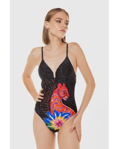 DESIGUAL SWIM_PANTER ΜΑΓΙΟ ΓΥΝΑΙΚΕΙΟ - DS0AP24SWMK010000000