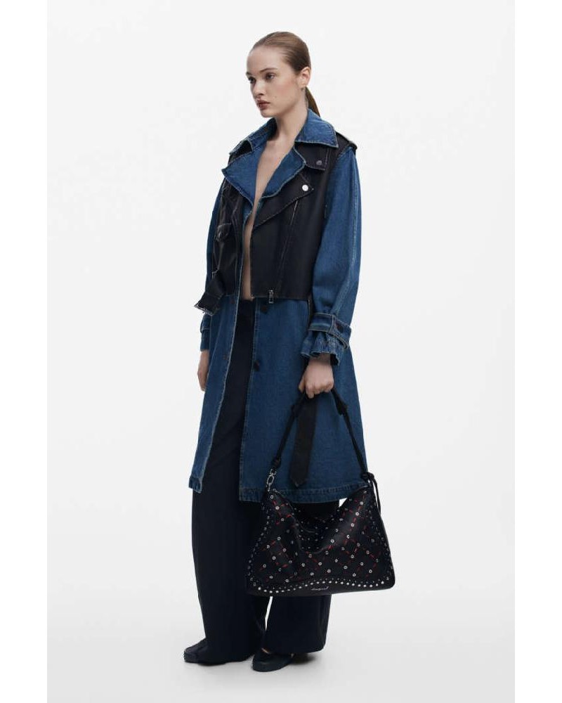 DESIGUAL BAG_YANKEE LEIRIA MINI BL ΤΣΑΝΤΑ ΓΥΝΑΙΚΕΙΟ - DS0AC25WAXP370000000