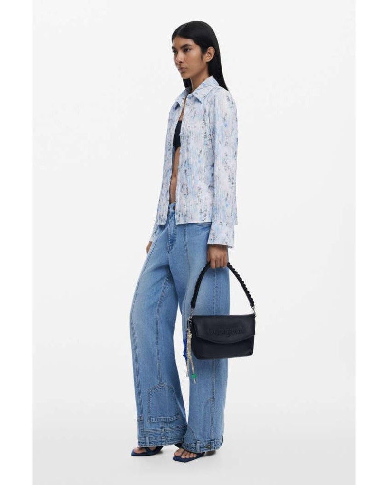 DESIGUAL BAG_HALF LOGO TROKEL  BLA ΤΣΑΝΤΑ ΓΥΝΑΙΚΕΙΟ - DS0AC25WAXPAL0000000