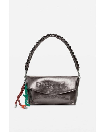 DESIGUAL BAG_HALF LOGO TROKEL DARK SILVE ΤΣΑΝΤΑ ΓΥΝΑΙΚΕΙΟ - DS0AC25WAXPAQ0000000