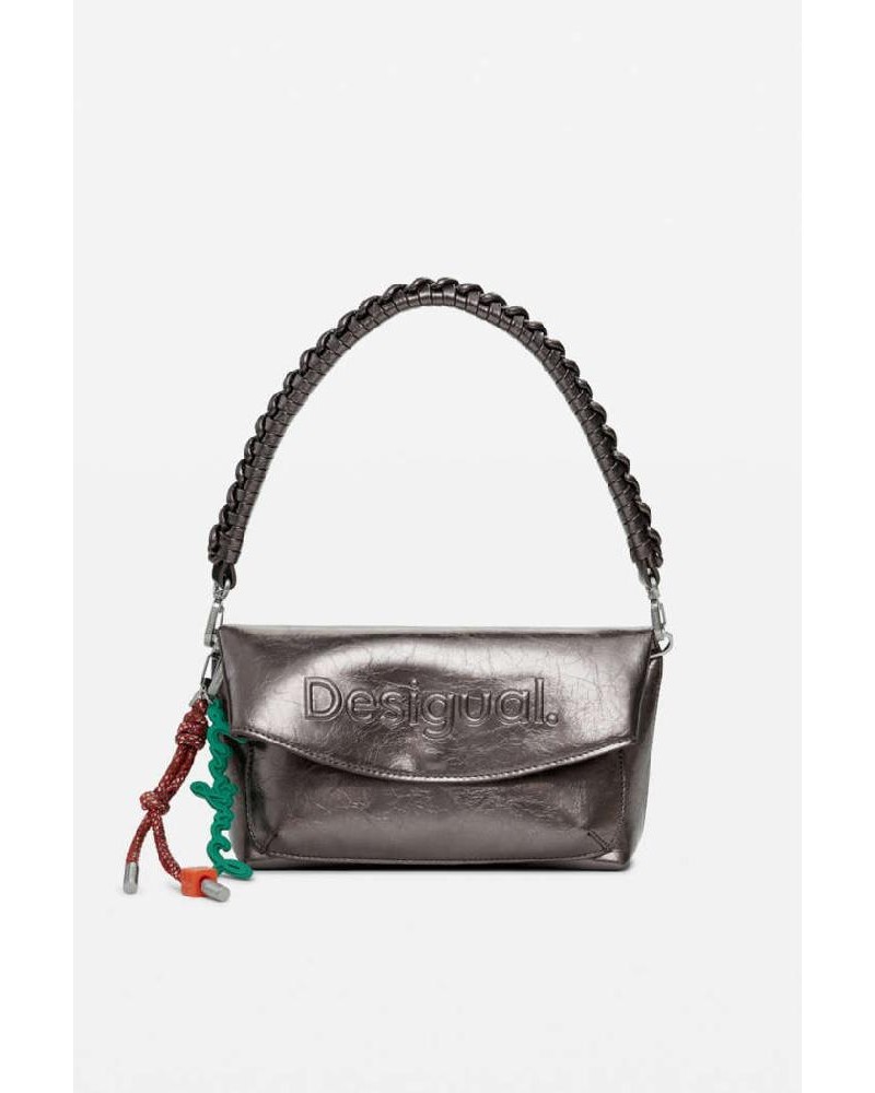 DESIGUAL BAG_HALF LOGO TROKEL DARK SILVE ΤΣΑΝΤΑ ΓΥΝΑΙΚΕΙΟ - DS0AC25WAXPAQ0000000