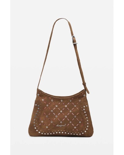 DESIGUAL BAG_YANKEE MANAOS CAMEL ΤΣΑΝΤΑ ΓΥΝΑΙΚΕΙΟ - DS0AC25WAXPB40000000