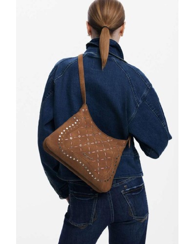 DESIGUAL BAG_YANKEE MANAOS CAMEL ΤΣΑΝΤΑ ΓΥΝΑΙΚΕΙΟ - DS0AC25WAXPB40000000