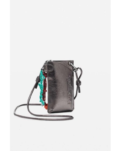 DESIGUAL MONE_HALF LOGO MILTON DARK SILV ΠΟΡΤΟΦΟΛΙ ΓΥΝΑΙΚΕΙΟ - DS0AC25WAYP240000000