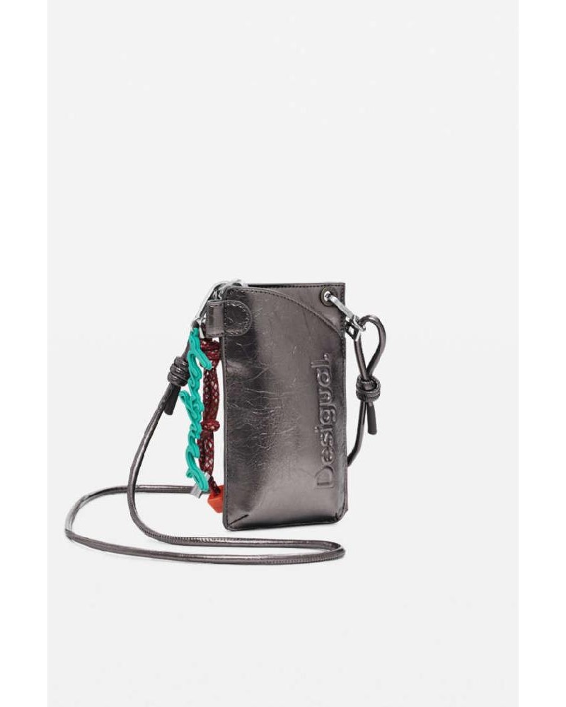 DESIGUAL MONE_HALF LOGO MILTON DARK SILV ΠΟΡΤΟΦΟΛΙ ΓΥΝΑΙΚΕΙΟ - DS0AC25WAYP240000000