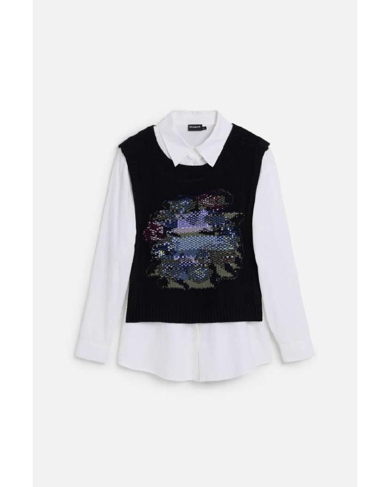 DESIGUAL CAM_CHALECO ΠΟΥΚΑΜΙΣΟ ΓΥΝΑΙΚΕΙΟ - DS0AP25WWCW010000000