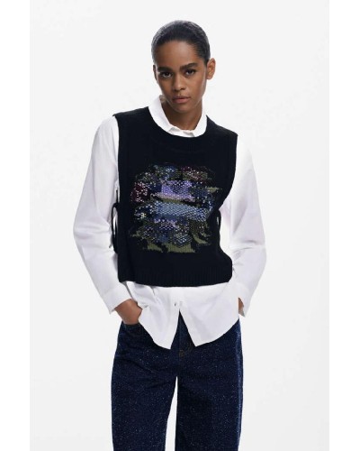 DESIGUAL CAM_CHALECO ΠΟΥΚΑΜΙΣΟ ΓΥΝΑΙΚΕΙΟ - DS0AP25WWCW010000000