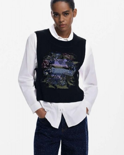 DESIGUAL CAM_CHALECO ΠΟΥΚΑΜΙΣΟ ΓΥΝΑΙΚΕΙΟ - DS0AP25WWCW010000000