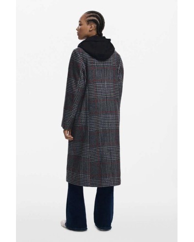 DESIGUAL COAT_CAPUCHA_CHECK ΠΑΛΤΟ ΓΥΝΑΙΚΕΙΟ - DS0AP25WWEW130000000