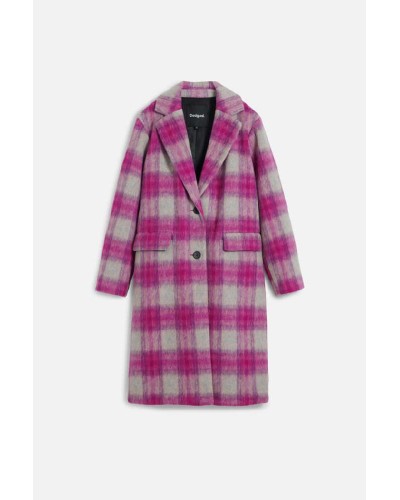 DESIGUAL COAT_PINKCHECK ΠΑΛΤΟ ΓΥΝΑΙΚΕΙΟ - DS0AP25WWEW150000000