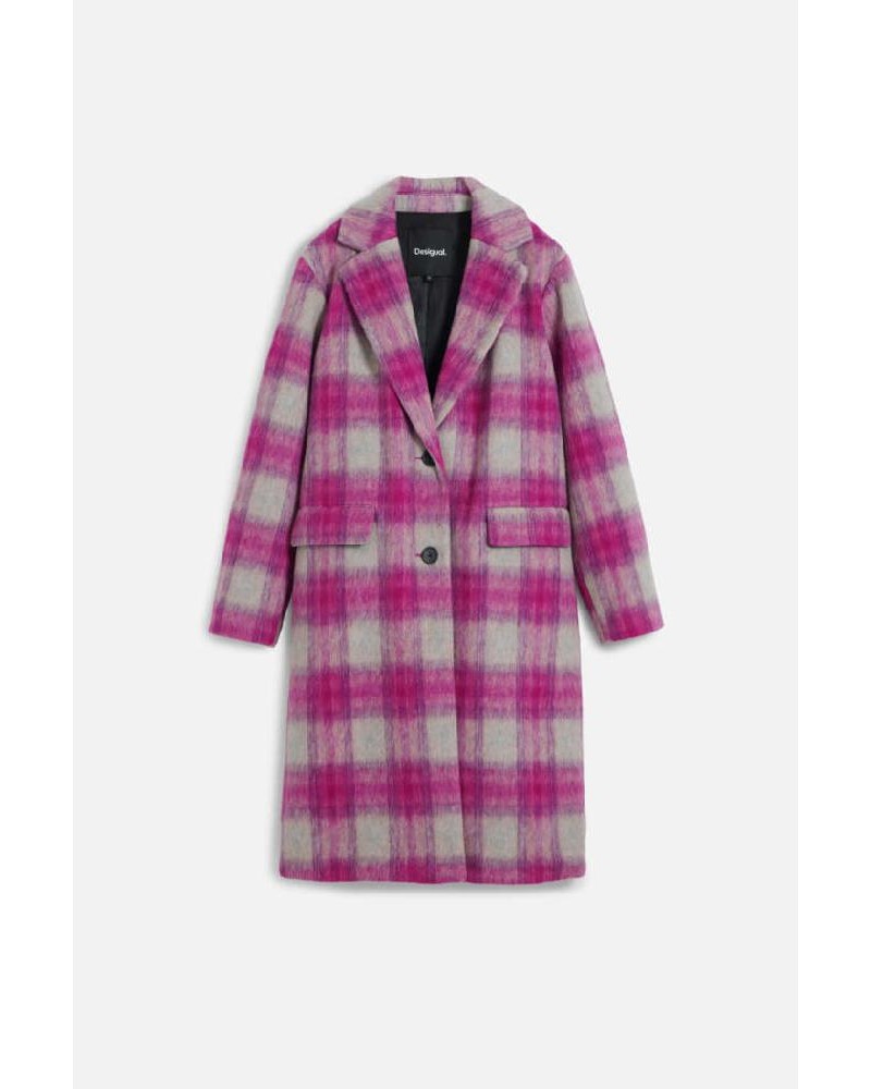 DESIGUAL COAT_PINKCHECK ΠΑΛΤΟ ΓΥΝΑΙΚΕΙΟ - DS0AP25WWEW150000000