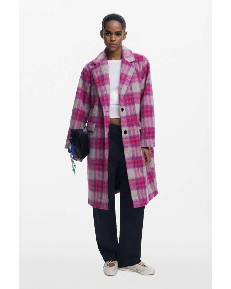 DESIGUAL COAT_PINKCHECK ΠΑΛΤΟ ΓΥΝΑΙΚΕΙΟ - DS0AP25WWEW150000000