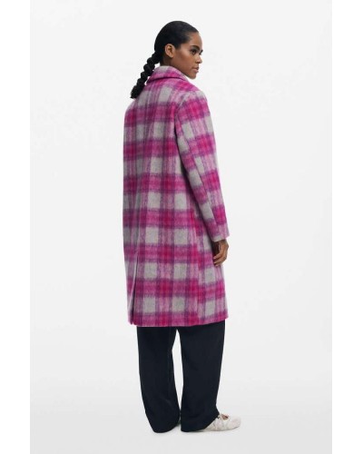 DESIGUAL COAT_PINKCHECK ΠΑΛΤΟ ΓΥΝΑΙΚΕΙΟ - DS0AP25WWEW150000000