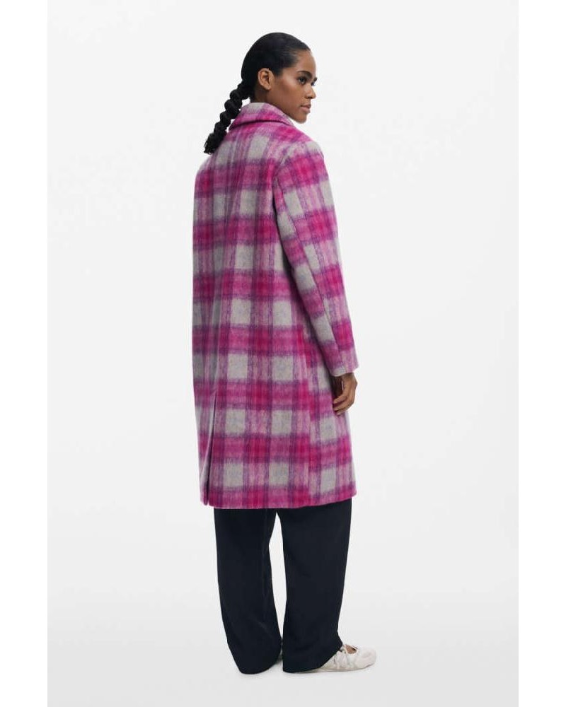 DESIGUAL COAT_PINKCHECK ΠΑΛΤΟ ΓΥΝΑΙΚΕΙΟ - DS0AP25WWEW150000000