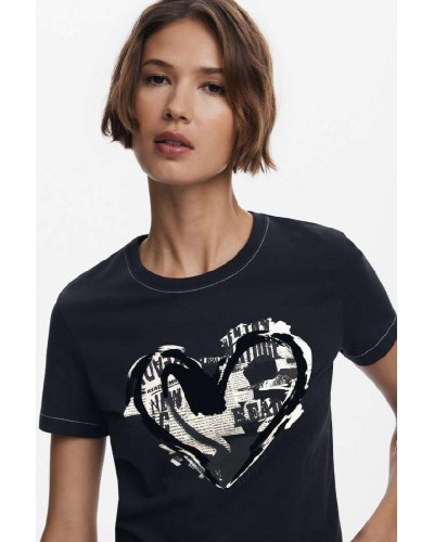 DESIGUAL TS_LETTER CORE ΜΠΛΟΥΖΑ ΓΥΝΑΙΚΕΙΟ - DS0AP25WWTK040000000