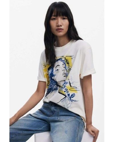 DESIGUAL TS_PORTRAIT ΜΠΛΟΥΖΑ ΓΥΝΑΙΚΕΙΟ - DS0AP25WWTK050000000