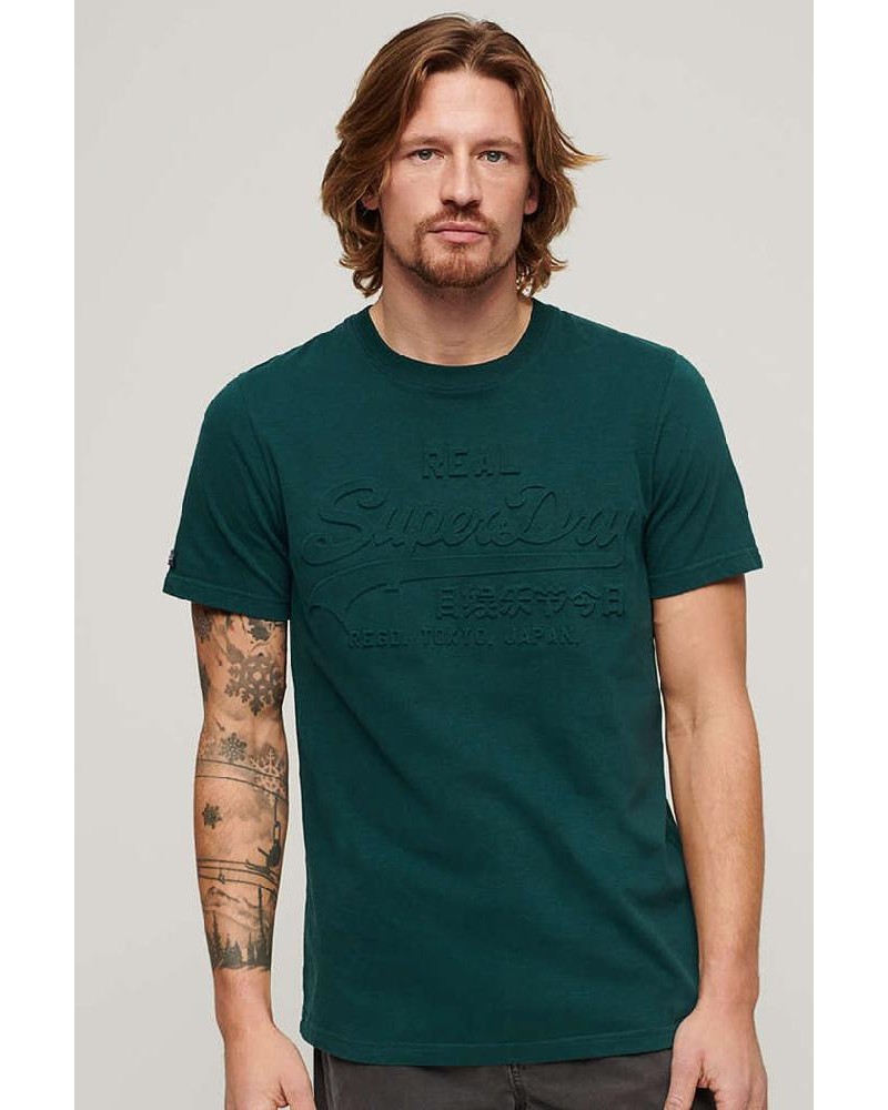 SUPERDRY D2 OVIN EMBOSSED VL T SHIRT ΜΠΛΟΥΖΑ ΑΝΔΡΙΚΟ - SD0APM1011908A000000