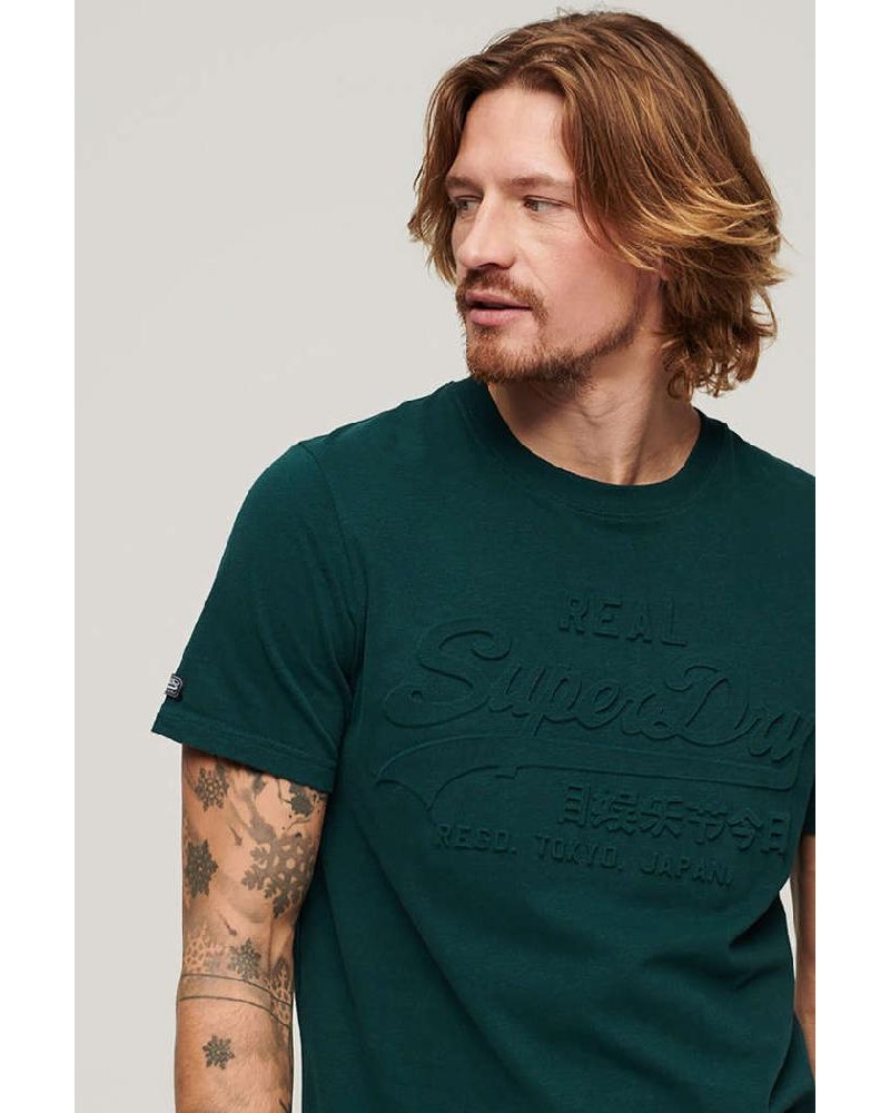 SUPERDRY D2 OVIN EMBOSSED VL T SHIRT ΜΠΛΟΥΖΑ ΑΝΔΡΙΚΟ - SD0APM1011908A000000