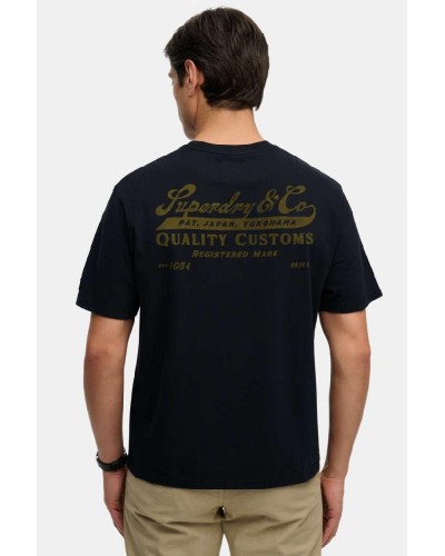 SUPERDRY & CO D3 OVIN HERITAGE BIKER LOOSE TEE ΜΠΛΟΥΖΑ ΑΝΔΡΙΚΟ - SD0APM1012350A000000