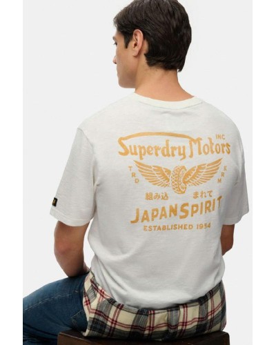 SUPERDRY & CO D3 OVIN HERITAGE BIKER LOOSE TEE ΜΠΛΟΥΖΑ ΑΝΔΡΙΚΟ - SD0APM1012350A000000