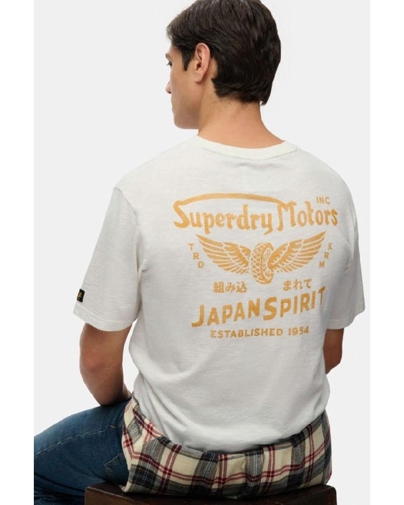 SUPERDRY & CO D3 OVIN HERITAGE BIKER LOOSE TEE ΜΠΛΟΥΖΑ ΑΝΔΡΙΚΟ - SD0APM1012350A000000