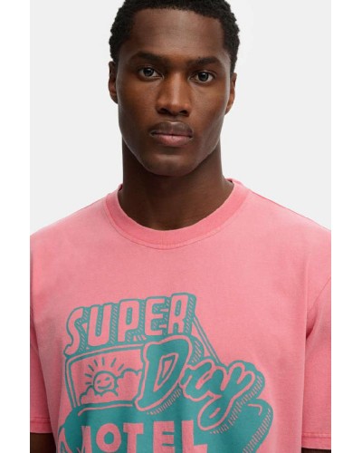 SUPERDRY & CO D4 OVIN ROADSIDE TRADE LOOSE TEE ΜΠΛΟΥΖΑ ΑΝΔΡΙΚΟ - SD0APM1012360A000000
