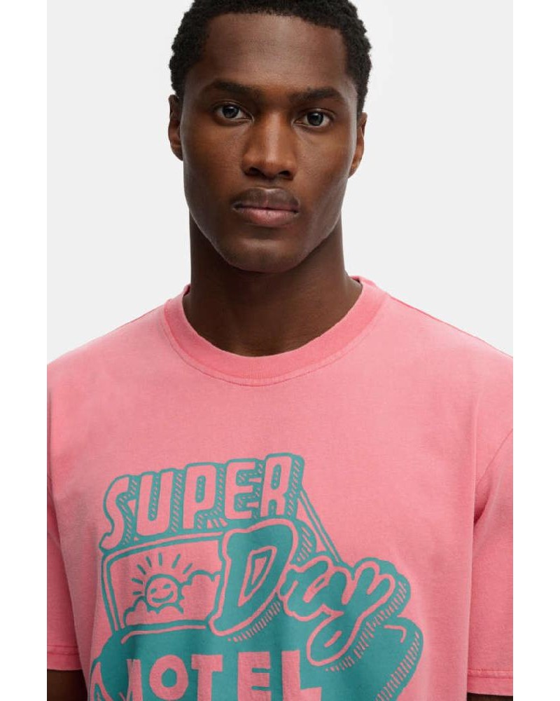 SUPERDRY & CO D4 OVIN ROADSIDE TRADE LOOSE TEE ΜΠΛΟΥΖΑ ΑΝΔΡΙΚΟ - SD0APM1012360A000000