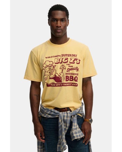 SUPERDRY & CO D4 OVIN ROADSIDE TRADE LOOSE TEE ΜΠΛΟΥΖΑ ΑΝΔΡΙΚΟ - SD0APM1012360A000000