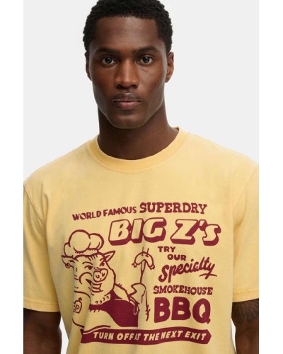 SUPERDRY & CO D4 OVIN ROADSIDE TRADE LOOSE TEE ΜΠΛΟΥΖΑ ΑΝΔΡΙΚΟ - SD0APM1012360A000000