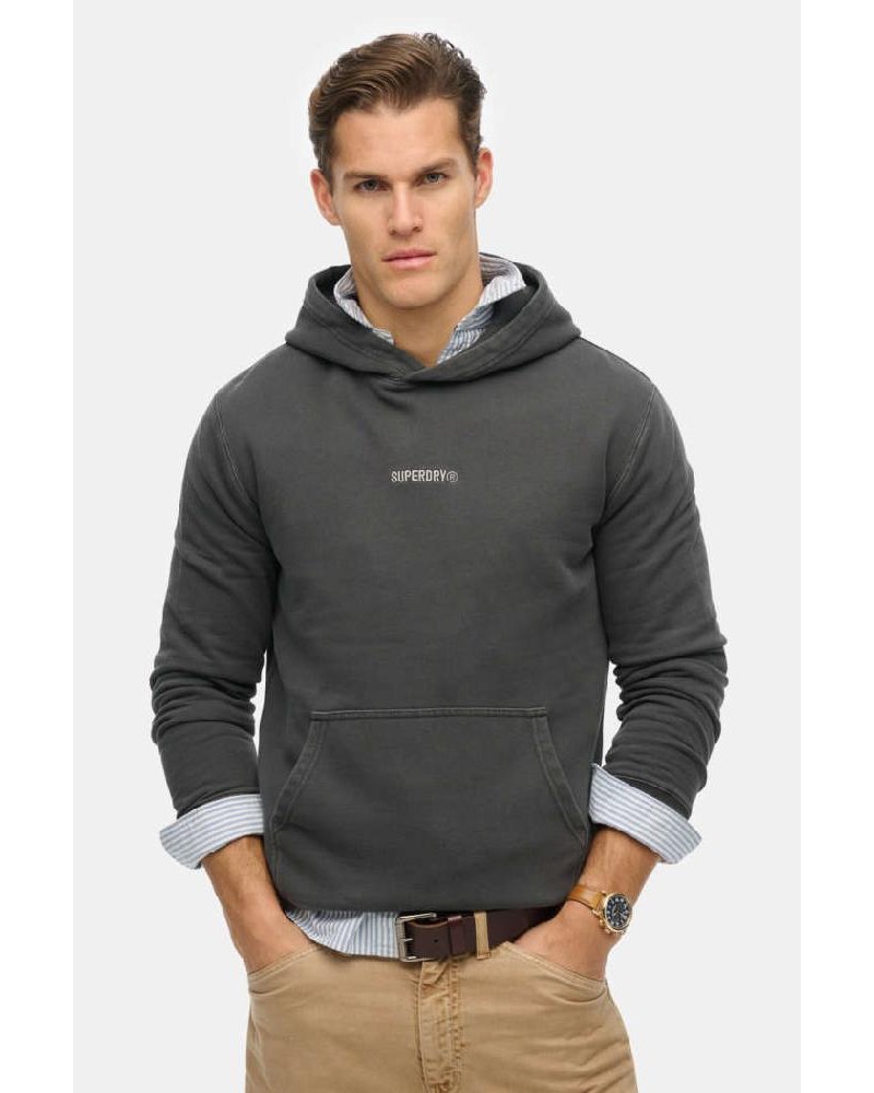 SUPERDRY & CO D1 SDSW MICRO LOGO HOOD ΦΟΥΤΕΡ ΑΝΔΡΙΚΟ - SD0APM2014031A000000