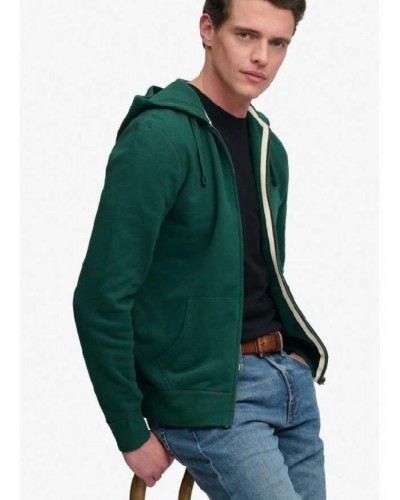 SUPERDRY & CO D1 OVIN ESSENTIAL SDCO LOGO ZIPHOOD ΦΟΥΤΕΡ ΑΝΔΡΙΚΟ - SD0APM2014703A000000