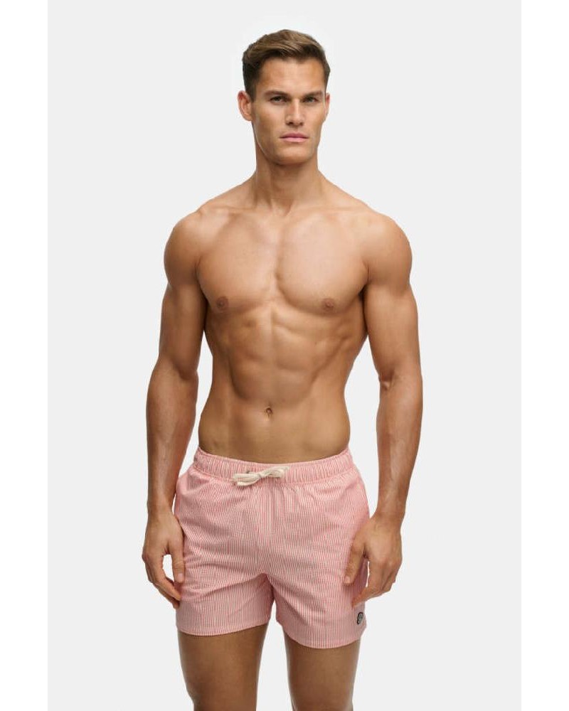 SUPERDRY & CO D4 STUD SEER SUCKER 15 SWIM SHORT ΜΑΓΙΟ ΑΝΔΡΙΚΟ - SD0APM3010261A000000