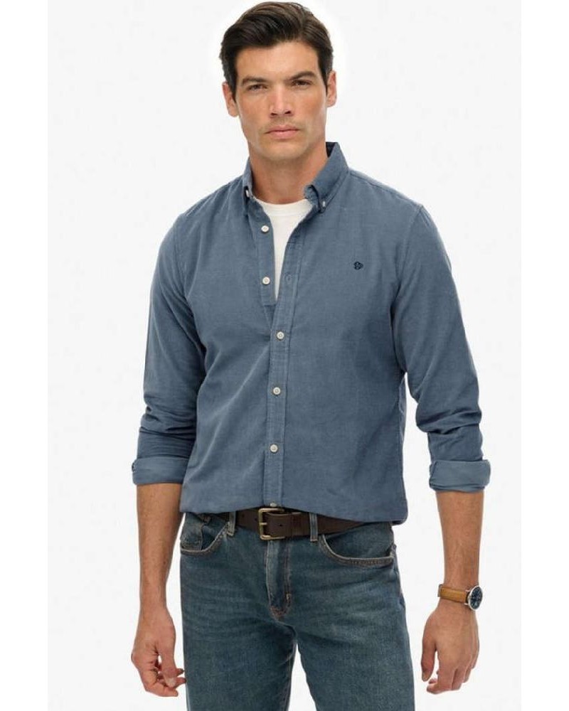 SUPERDRY & CO D0 STUD CLASSIC NEEDLE CORD SHIRT ΠΟΥΚΑΜΙΣΟ ΑΝΔΡΙΚΟ - SD0APM4011044A000000