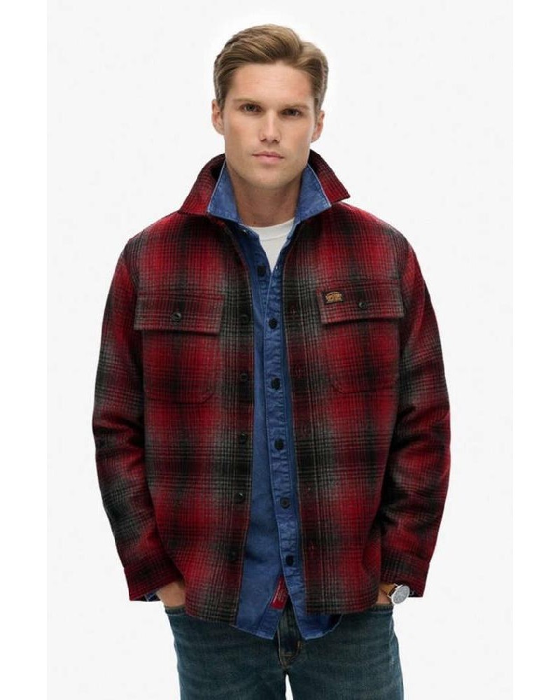 SUPERDRY & CO D2 OVIN WOOL MILLER OVERSHIRT ΠΟΥΚΑΜΙΣΟ ΑΝΔΡΙΚΟ - SD0APM4011050A000000