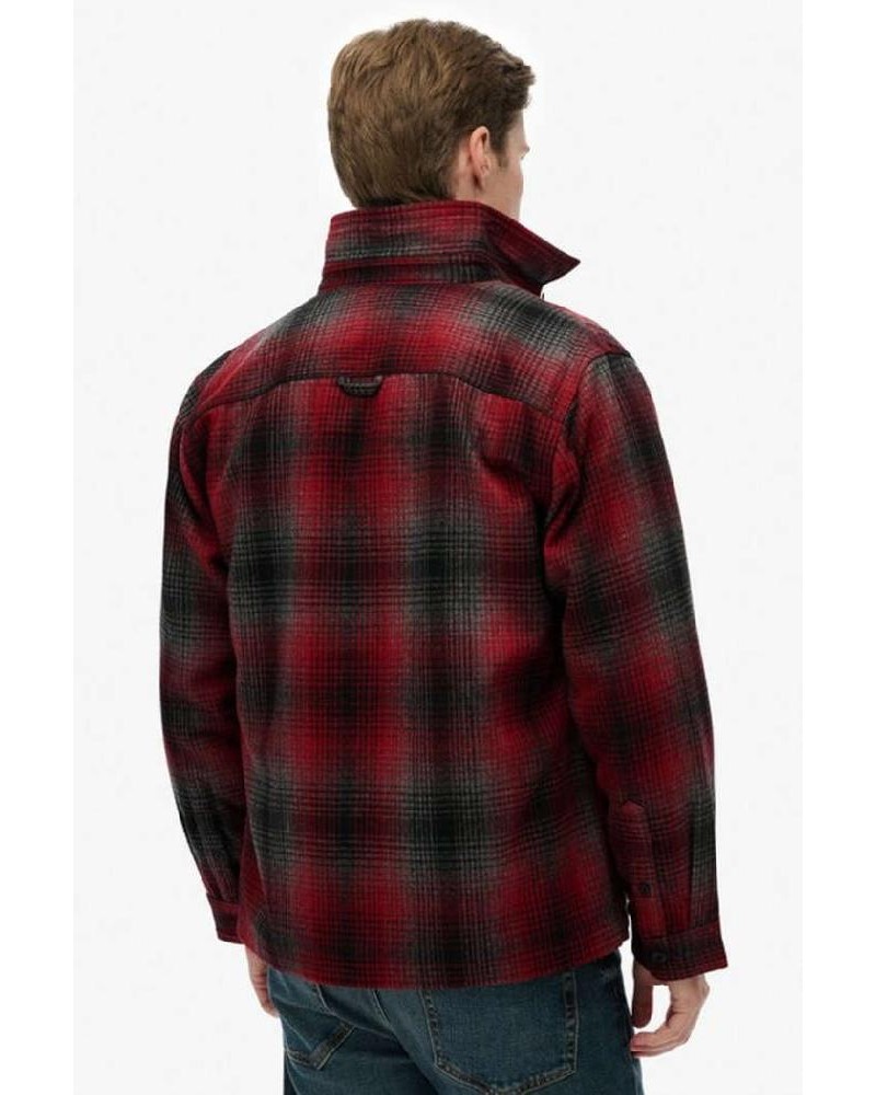 SUPERDRY & CO D2 OVIN WOOL MILLER OVERSHIRT ΠΟΥΚΑΜΙΣΟ ΑΝΔΡΙΚΟ - SD0APM4011050A000000