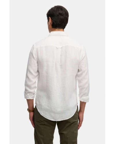 SUPERDRY & CO D2 STUD RIVIERA L/S LINEN SHIRT ΠΟΥΚΑΜΙΣΟ ΑΝΔΡΙΚΟ - SD0APM4011103A000000